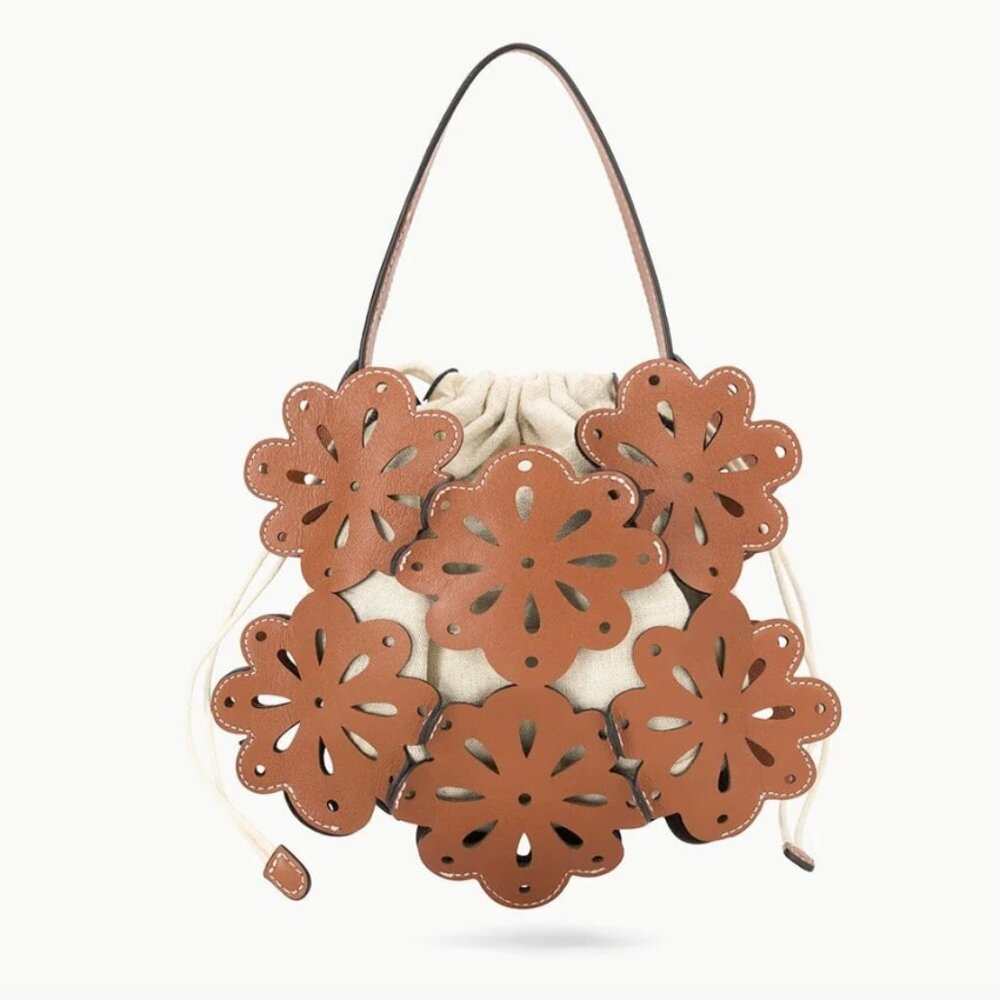 BRAND NEW Staud - Flora Basket Bag in Tan
